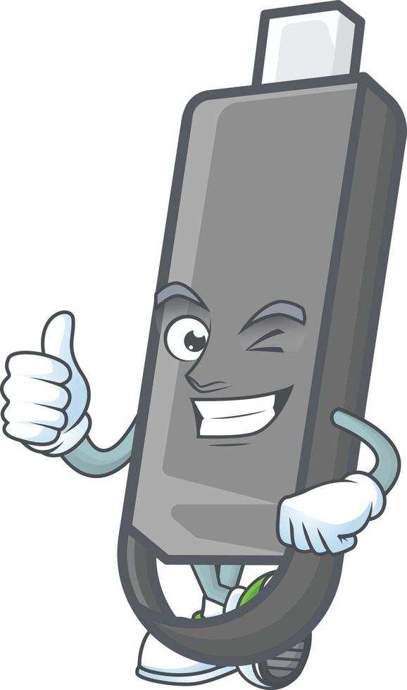 Flashdisk icon design vector illustration