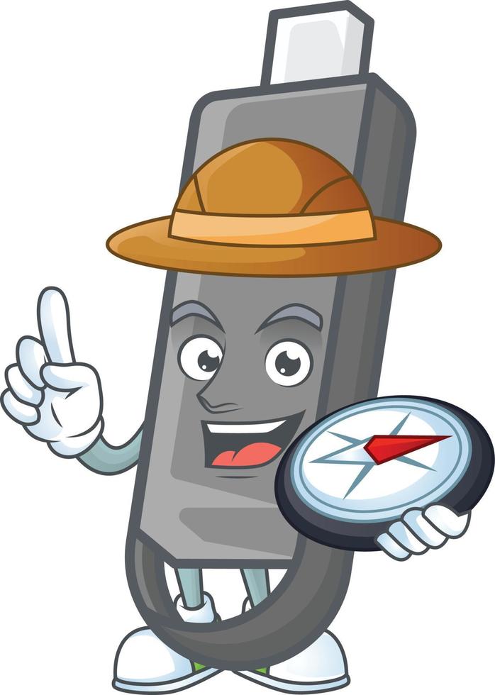 Flashdisk icon design vector illustration