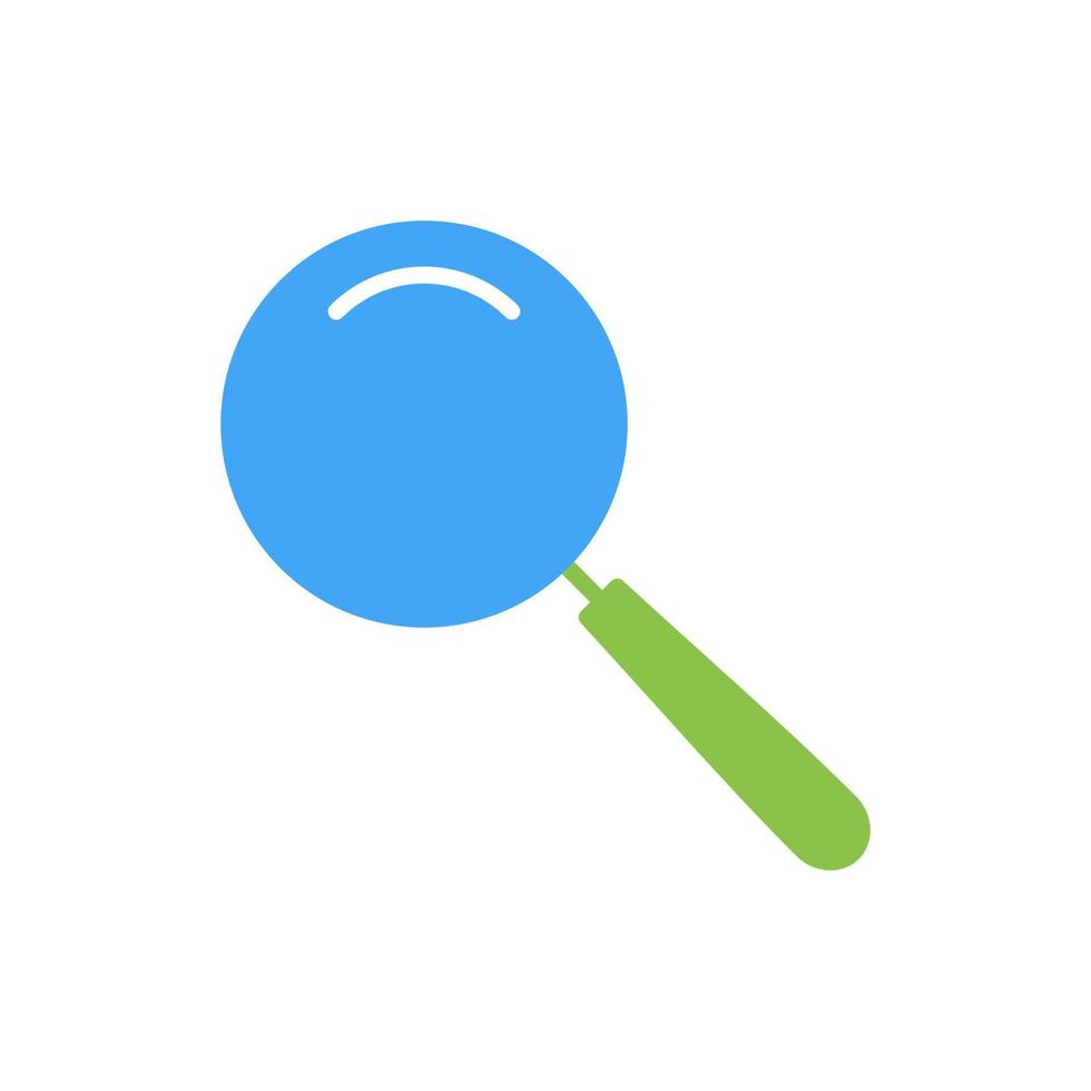 Unique Magnifier Vector Icon