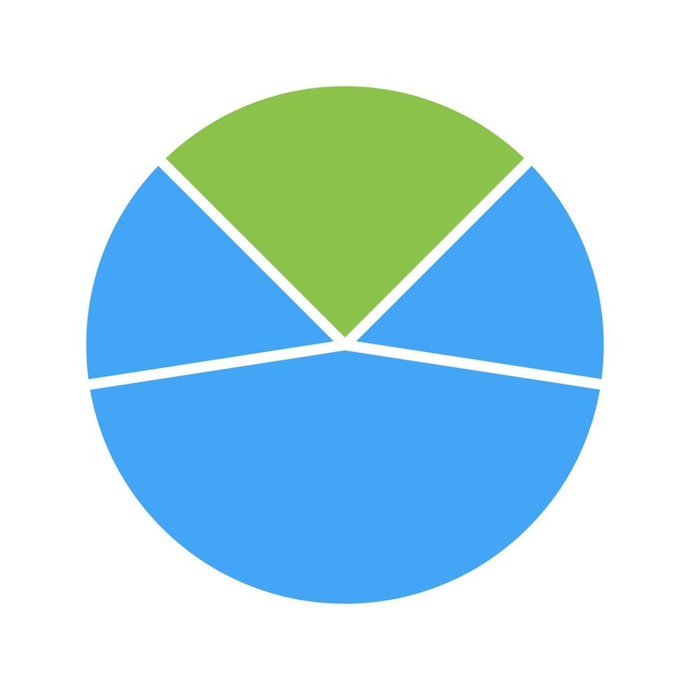 Pie Chart Analysis Vector Icon