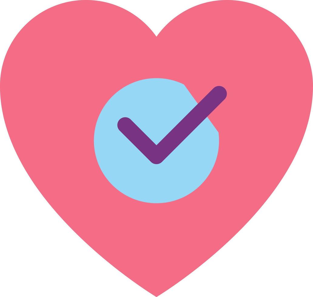 Heart checkup flat color ui icon. Cardiology. Regular medical examination. Cardiac tests. Simple filled element for mobile app. Colorful solid pictogram. Vector isolated RGB illustration