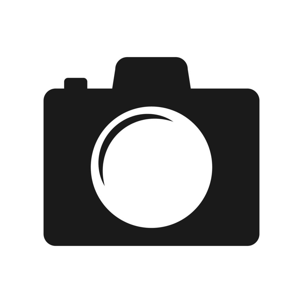 cámara icono vector logo modelo