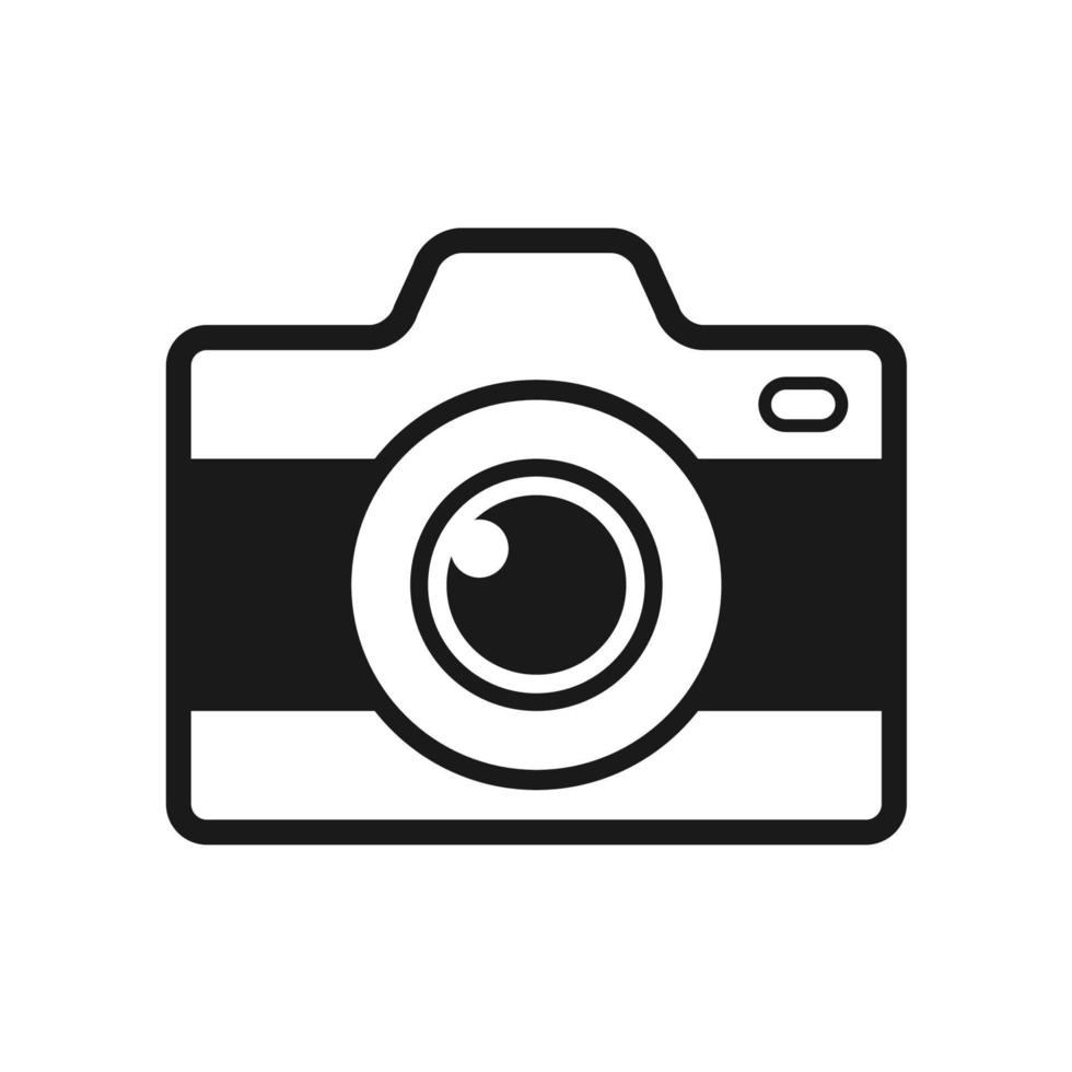 camera icon vector logo template