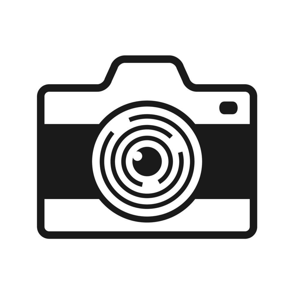 camera icon vector logo template