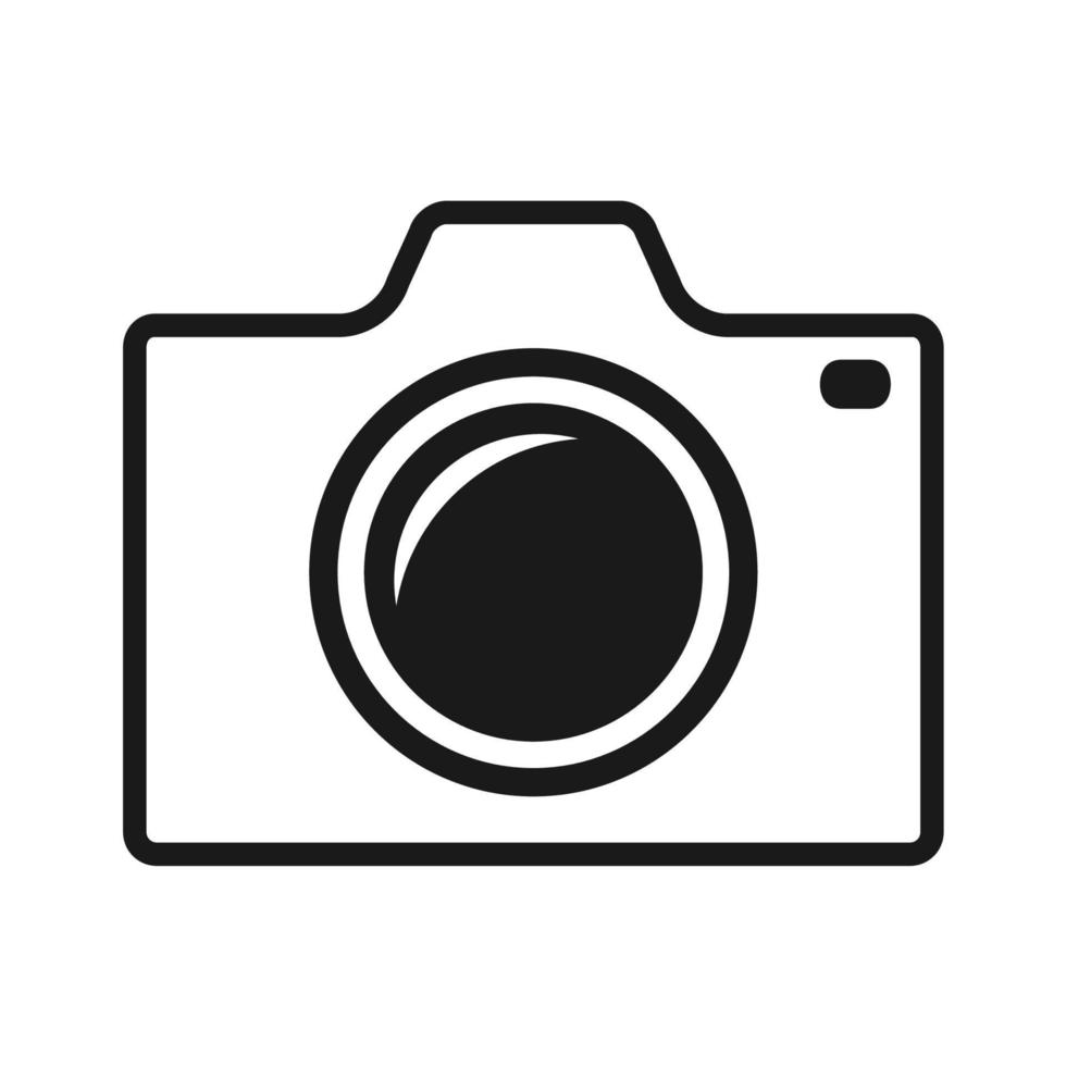 camera icon vector logo template