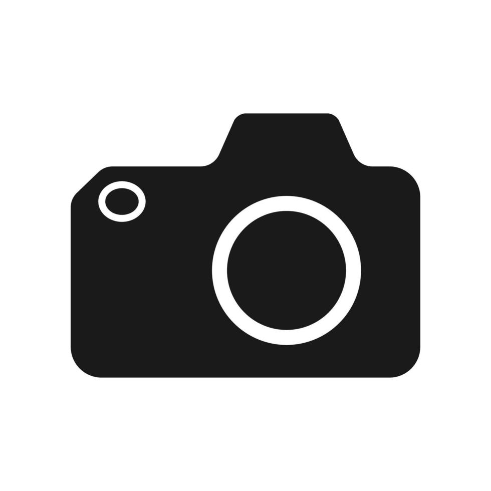 camera icon vector logo template