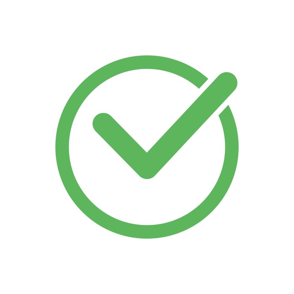 check mark icon vector logo template