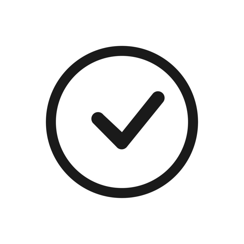 check mark icon vector logo template