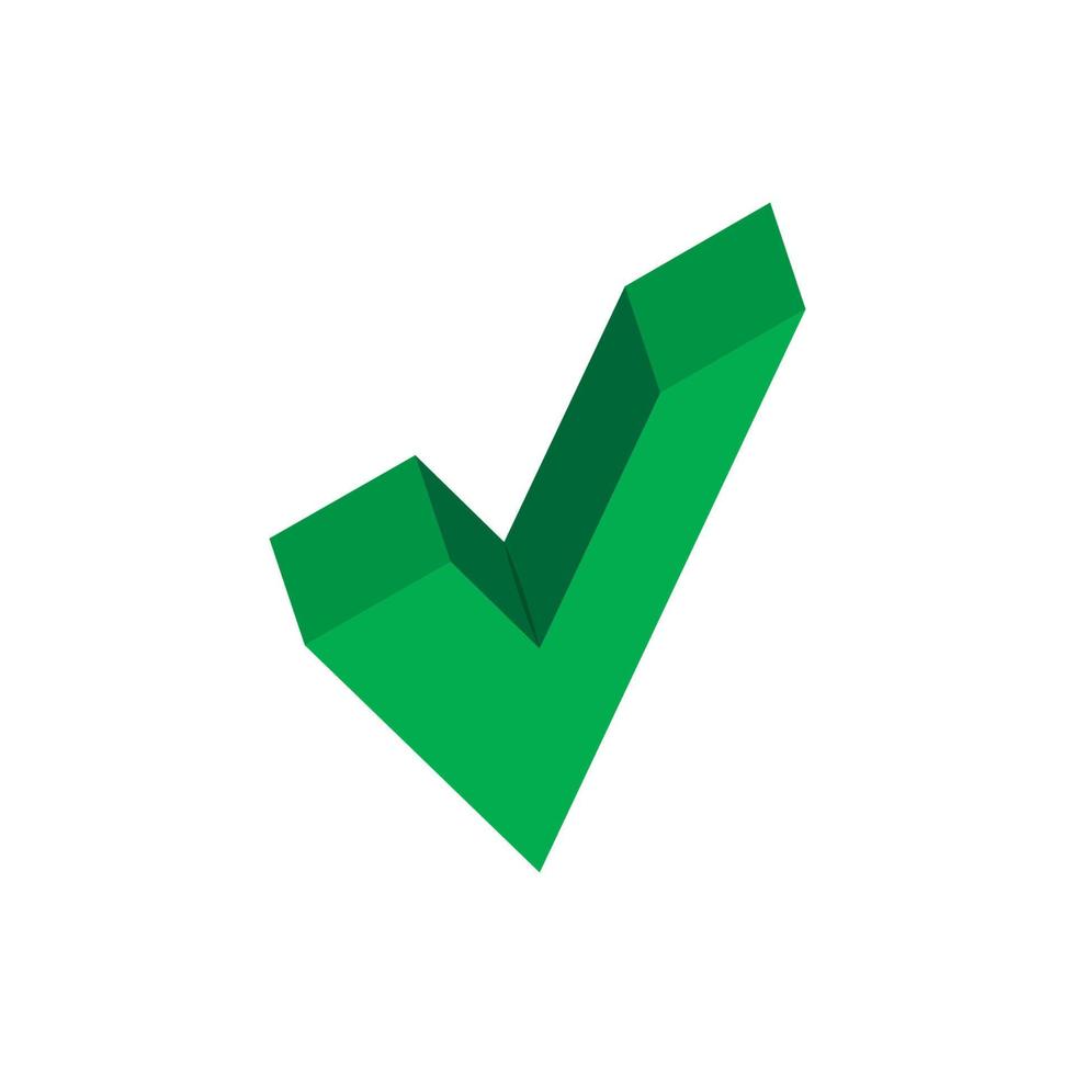 check mark icon vector logo template