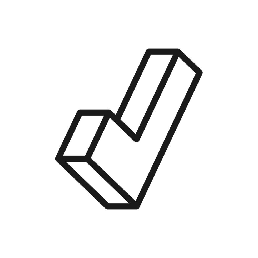check mark icon vector logo template