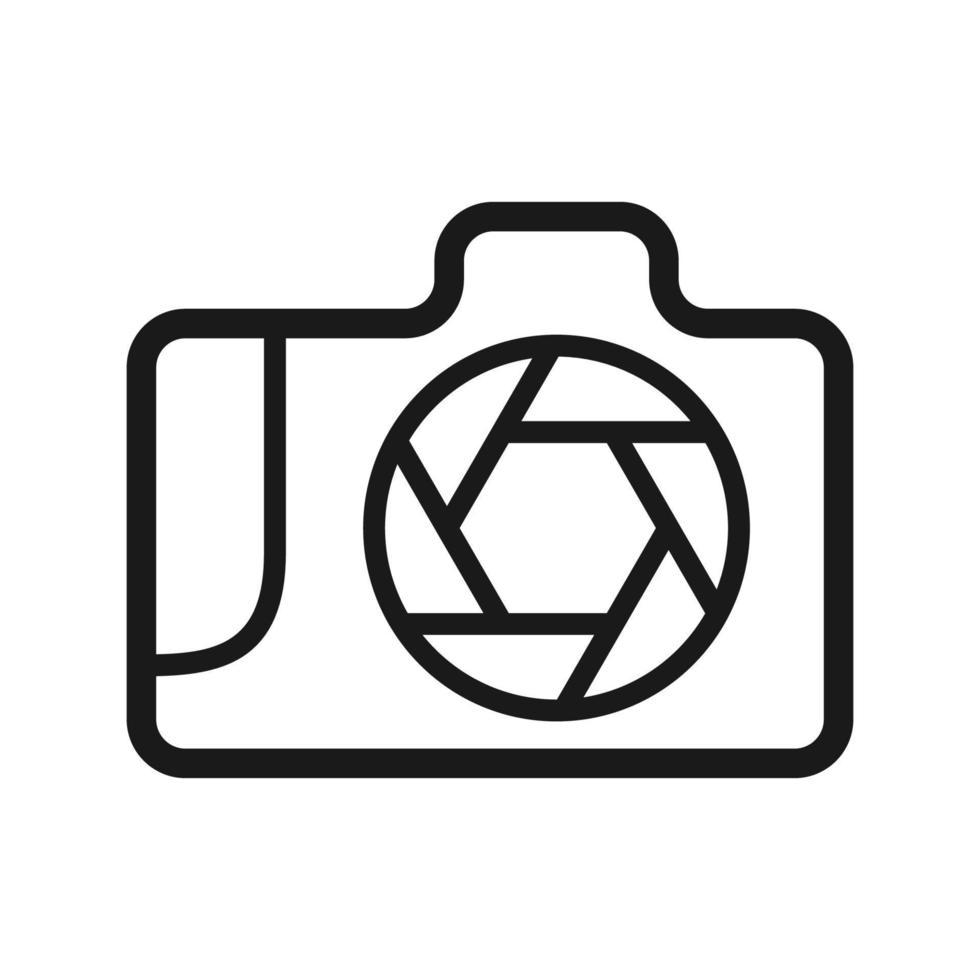 camera icon vector logo template