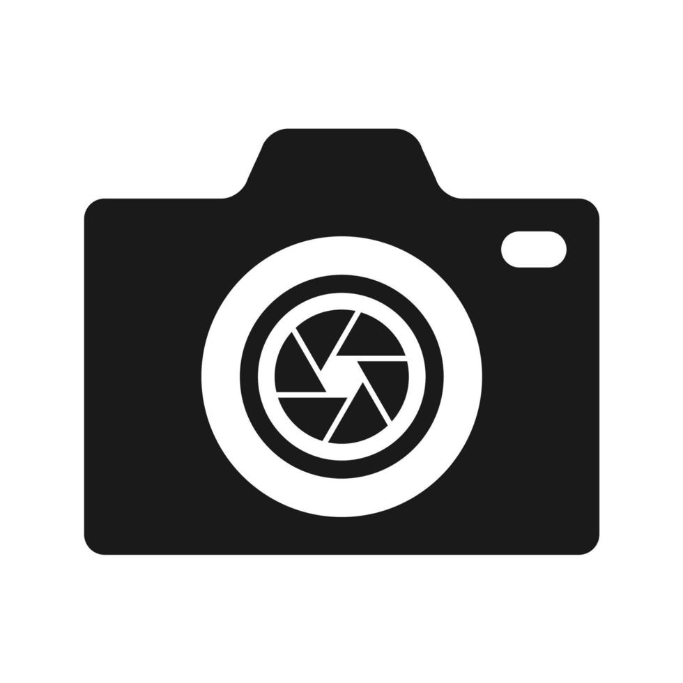 camera icon vector logo template