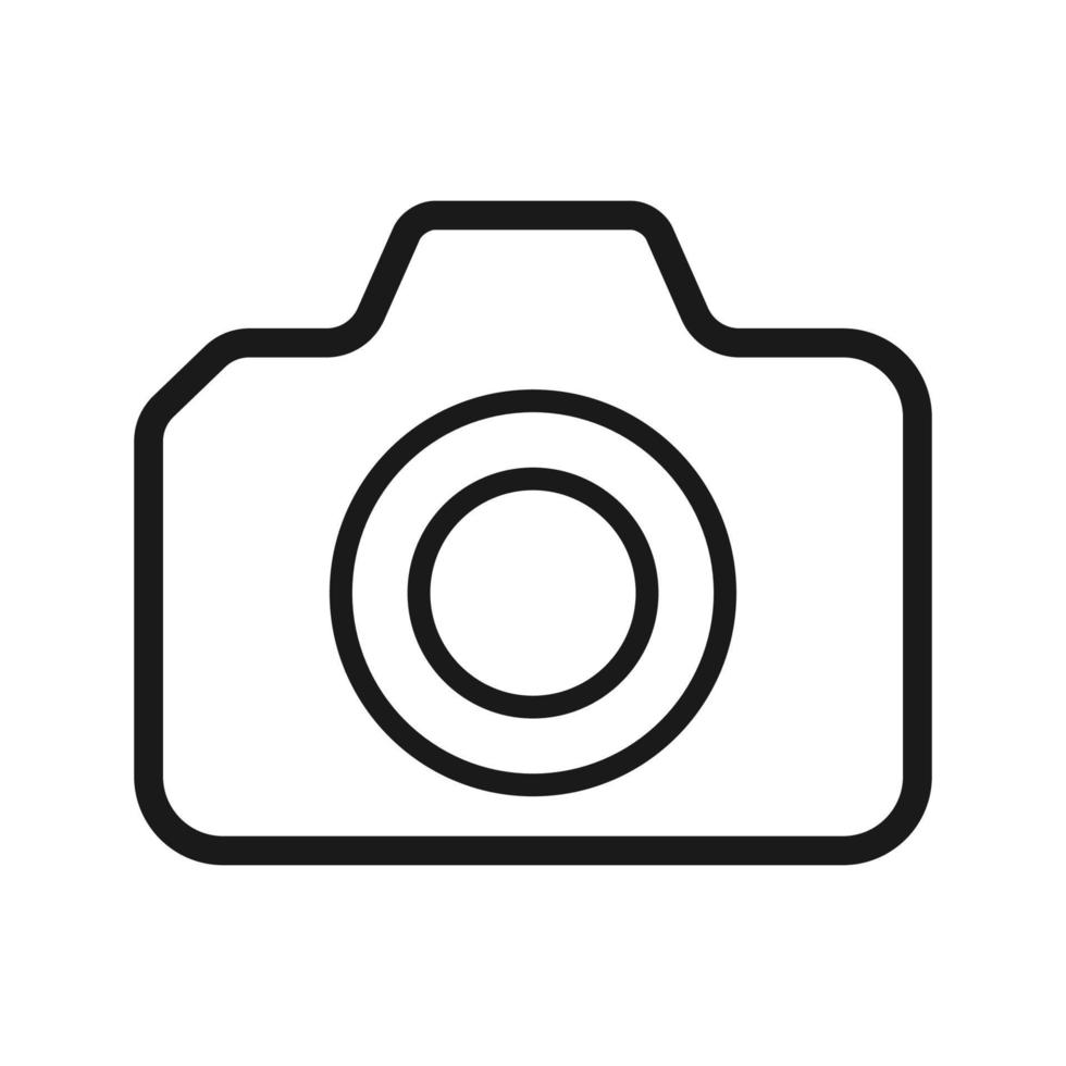 camera icon vector logo template