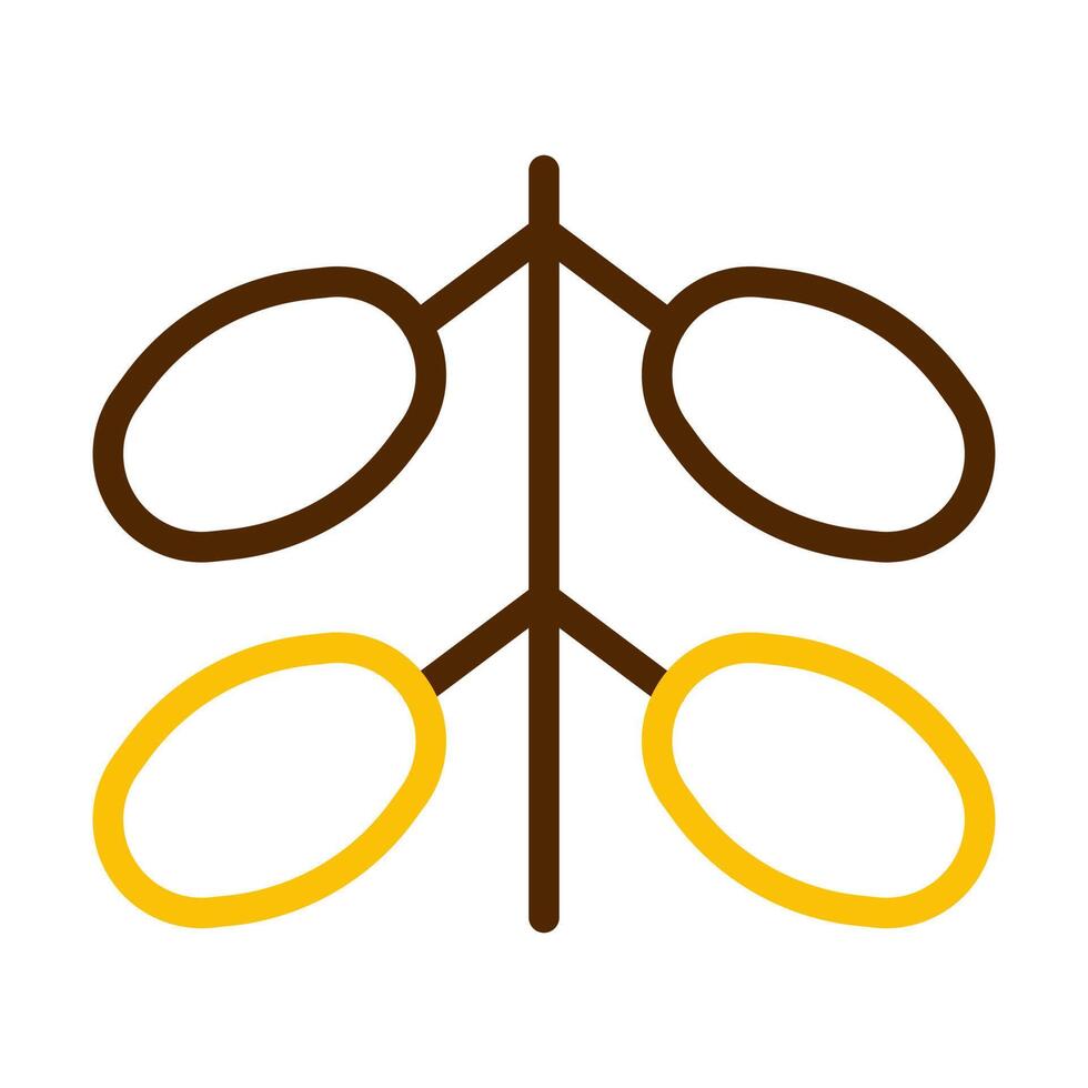 kurma icon duocolor brown yellow style ramadan illustration vector element and symbol perfect.
