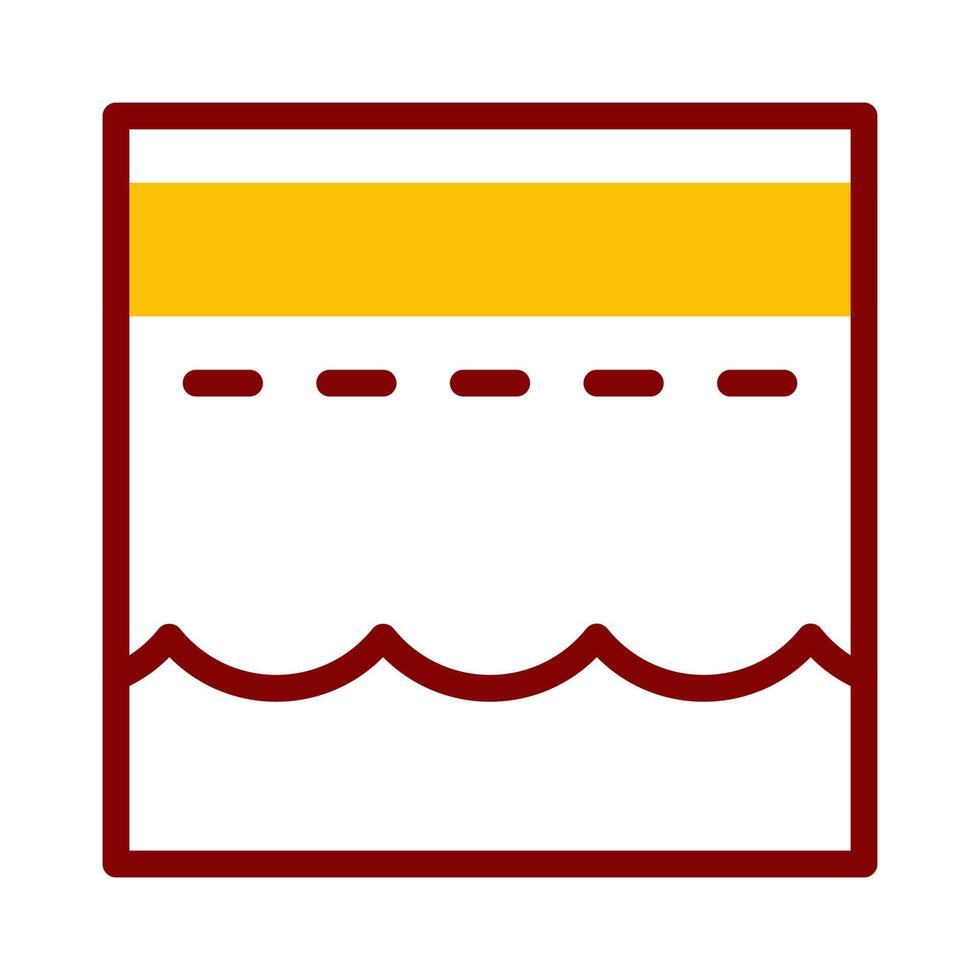 kaaba icon duotone red yellow style ramadan illustration vector element and symbol perfect.