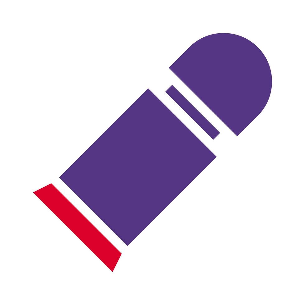 bullet icon solid red purple style military illustration vector army element and symbol perfect.