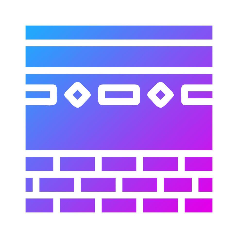 kaaba icon solid gradient purple style ramadan illustration vector element and symbol perfect.
