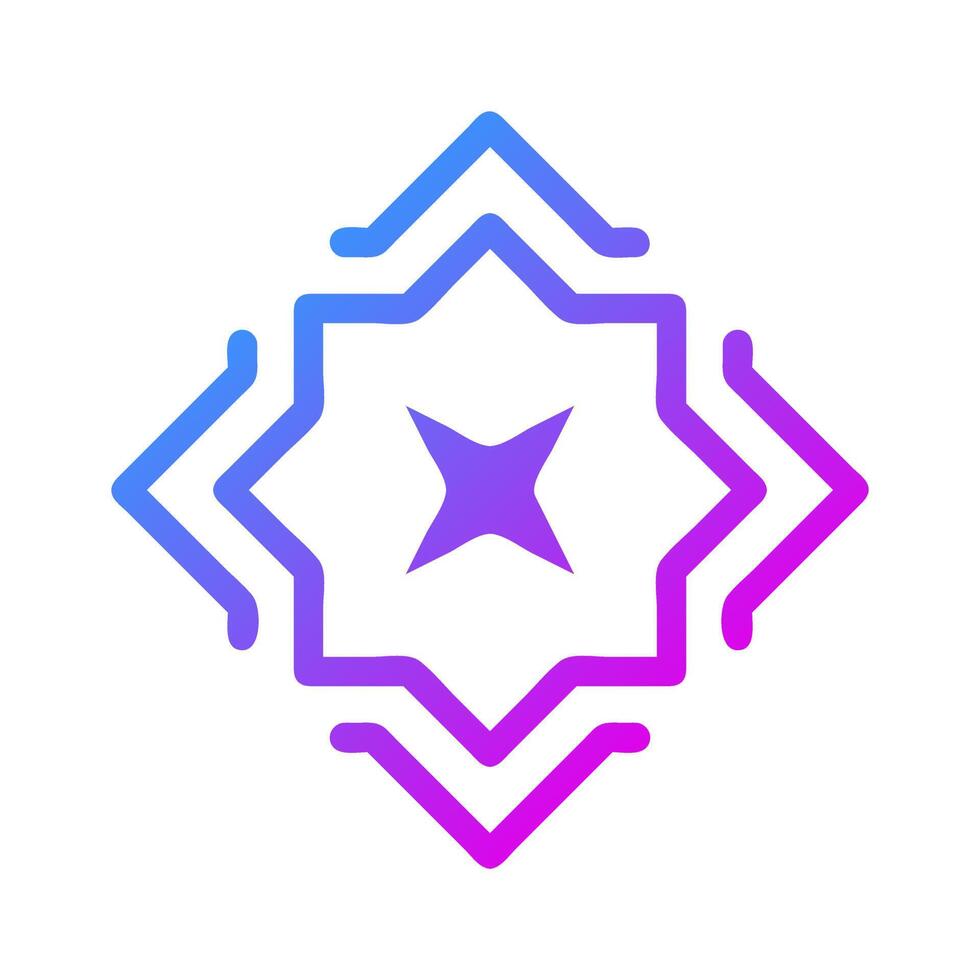 decoration icon solid gradient purple style ramadan illustration vector element and symbol perfect.