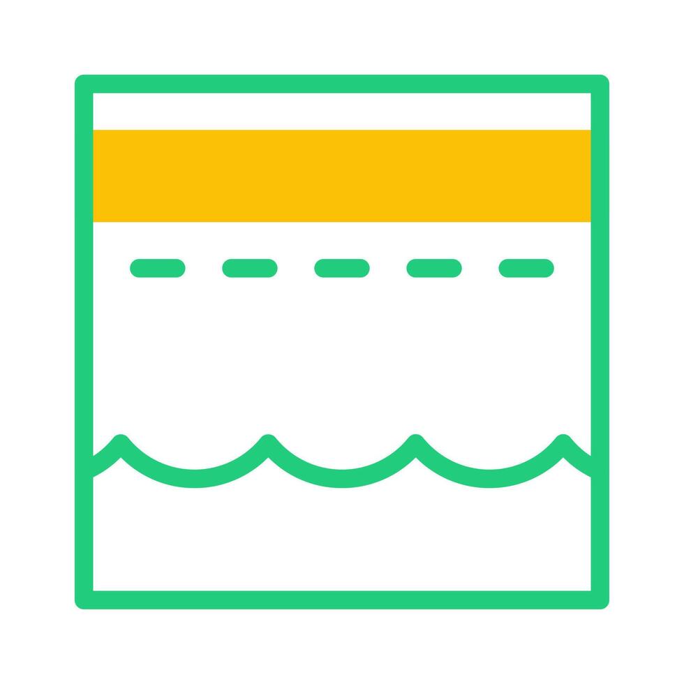 kaaba icon duotone green yellow style ramadan illustration vector element and symbol perfect.