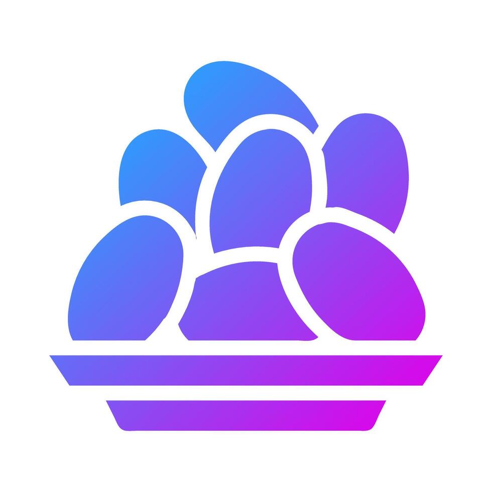 kurma palm icon solid gradient purple style ramadan illustration vector element and symbol perfect.