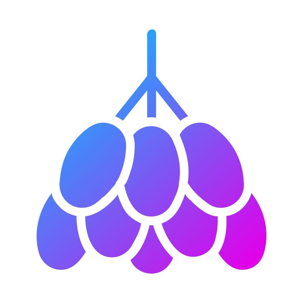 kurma palm icon solid gradient purple style ramadan illustration vector element and symbol perfect.