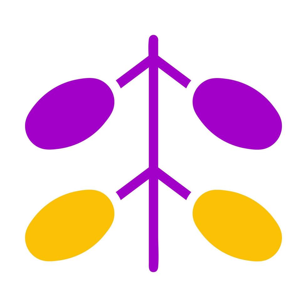 kurma palm icon solid purple yellow style ramadan illustration vector element and symbol perfect.