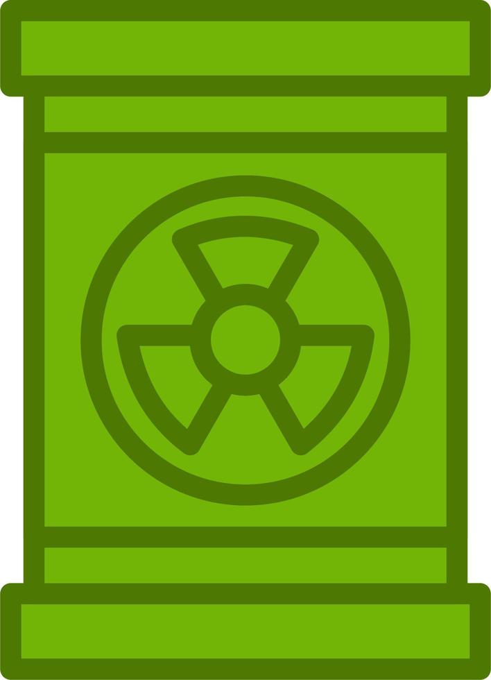 Nuclear Waste Vector Icon