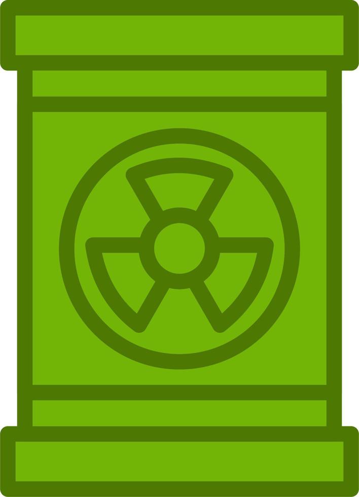 Nuclear Waste Vector Icon