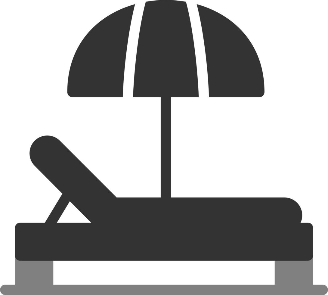 Sunbed Vector Icon