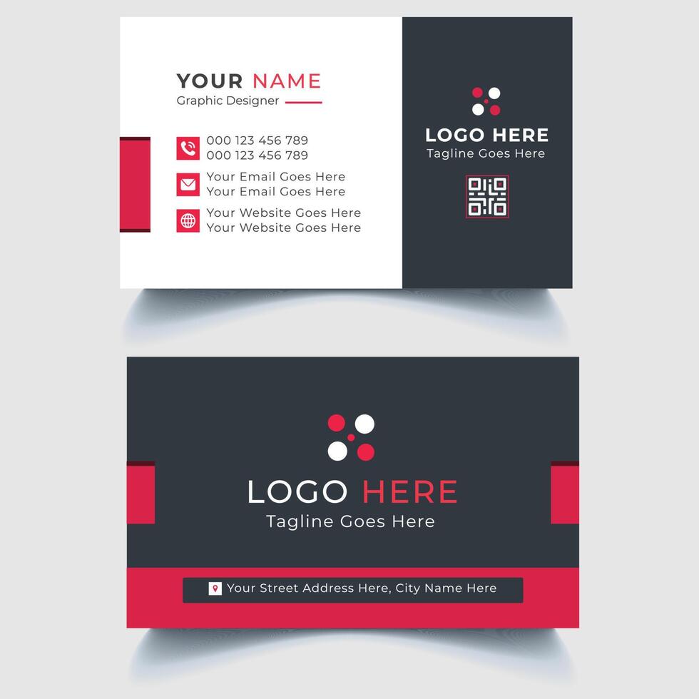 Modern Business Card Template Design vector