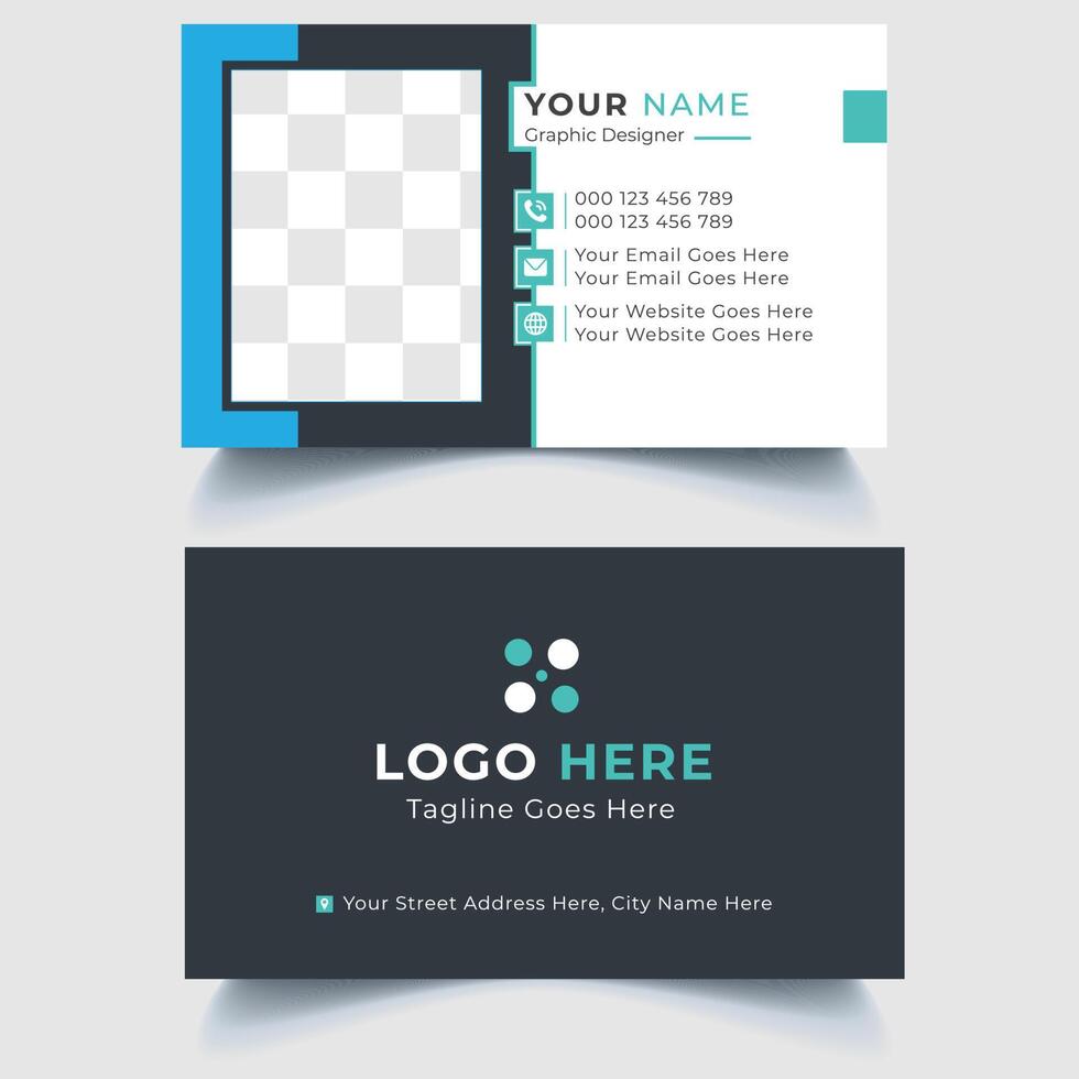 Modern Business Card Template Design vector
