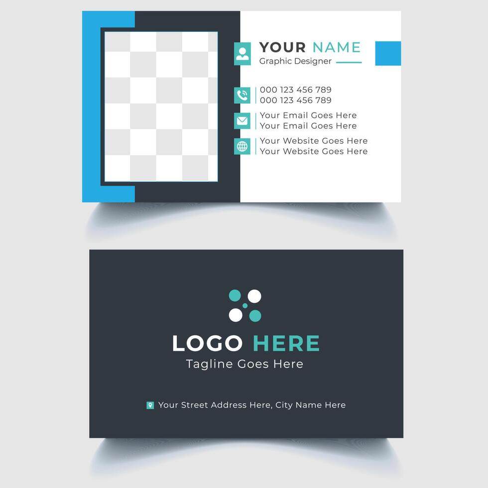 Modern Business Card Template Design vector