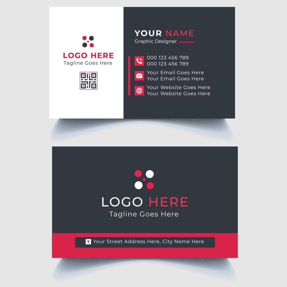 Modern Business Card Template Design vector