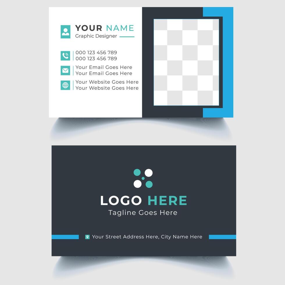 Modern Business Card Template Design vector