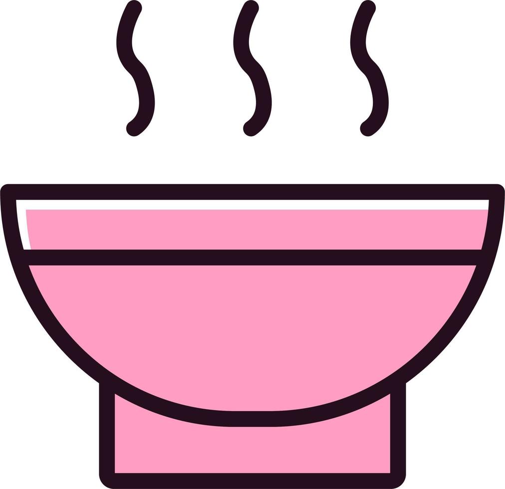 Soup Bowl Vector Icon