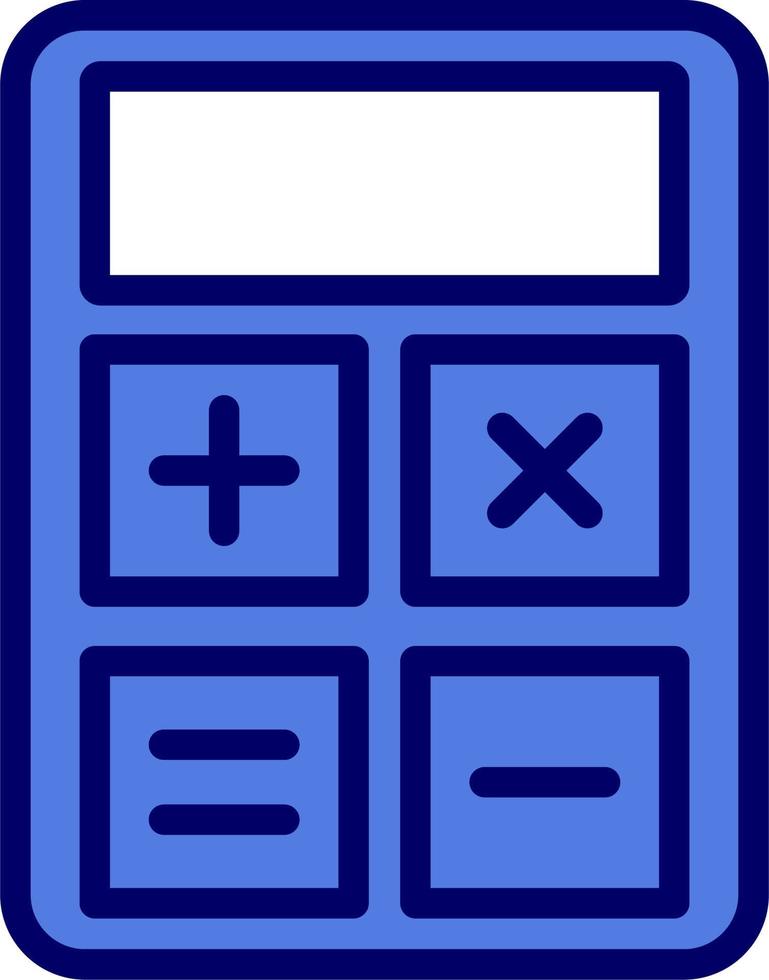 icono de vector de calculadora