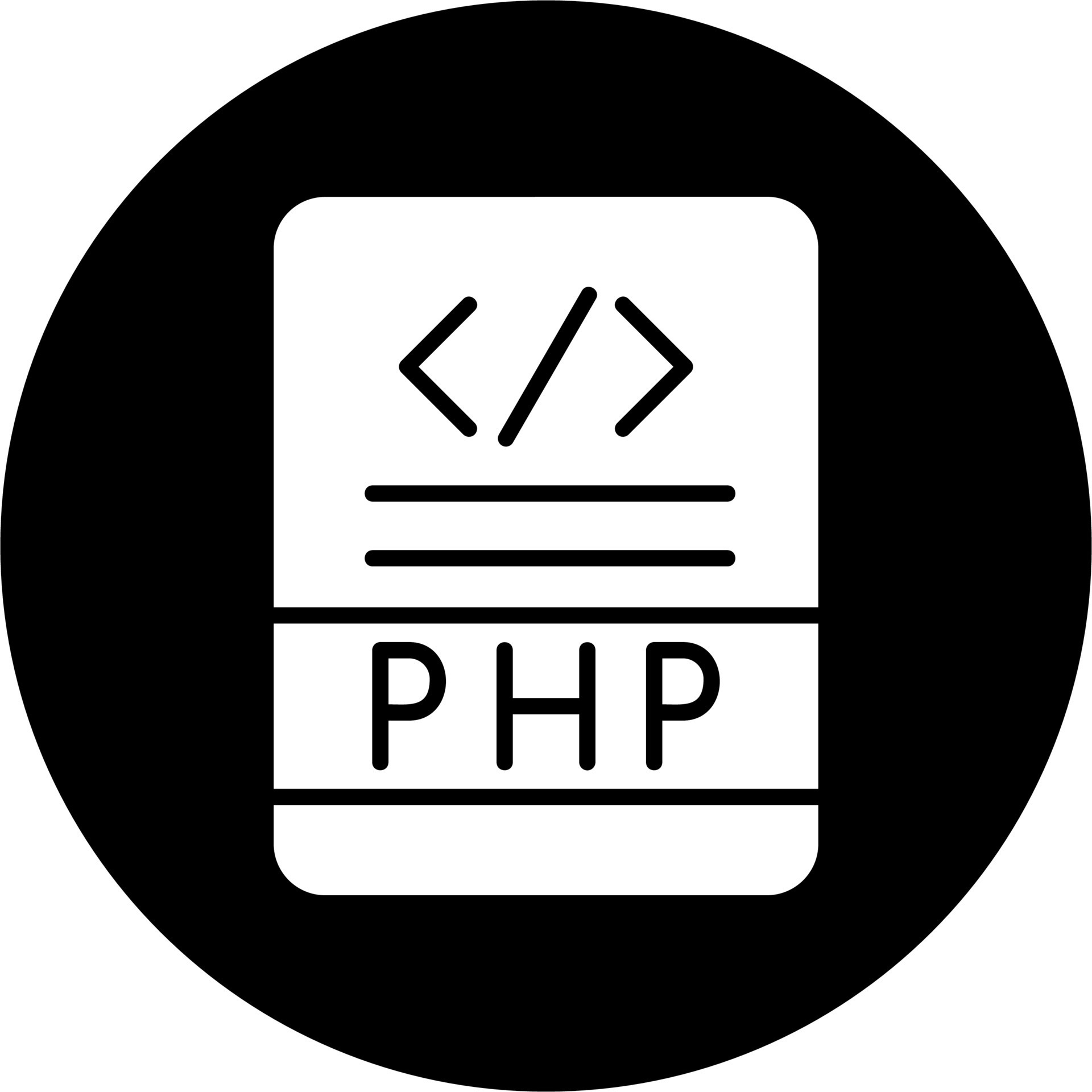 Php Vector Icon 20603085 Vector Art at Vecteezy