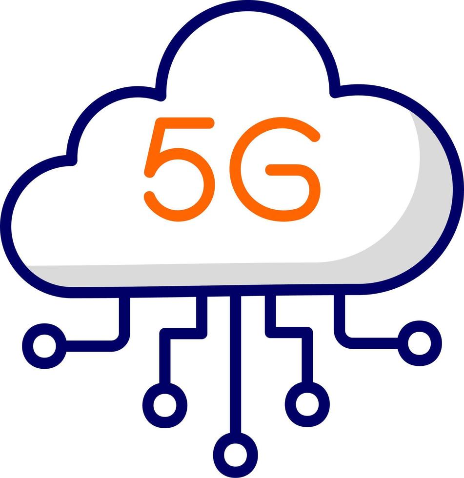 Cloud Computing Vector Icon