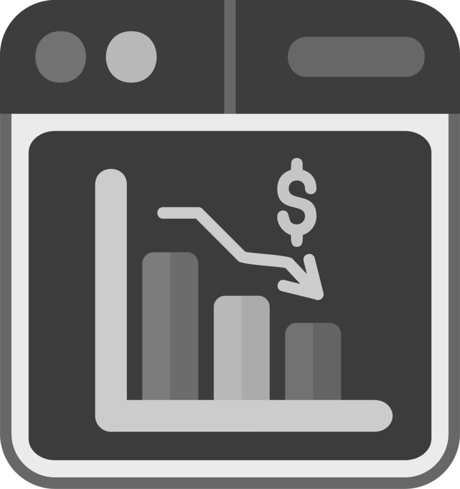 Recession Vector Icon