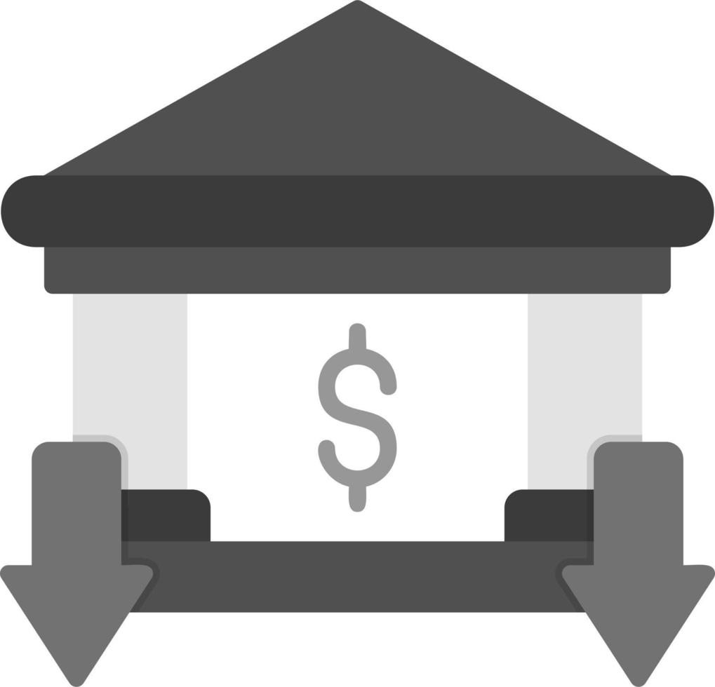 icono de vector de banco