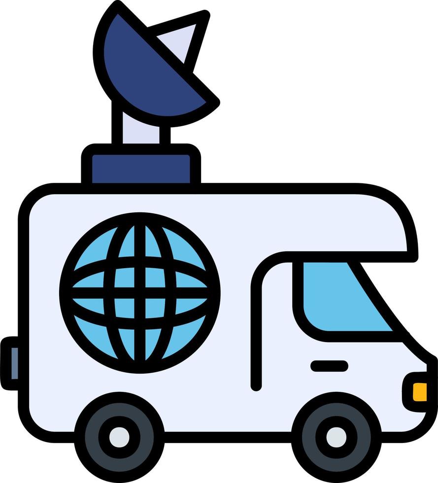 News Van Vector Icon