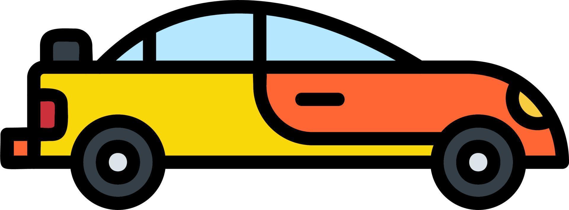 icono de vector de coche deportivo