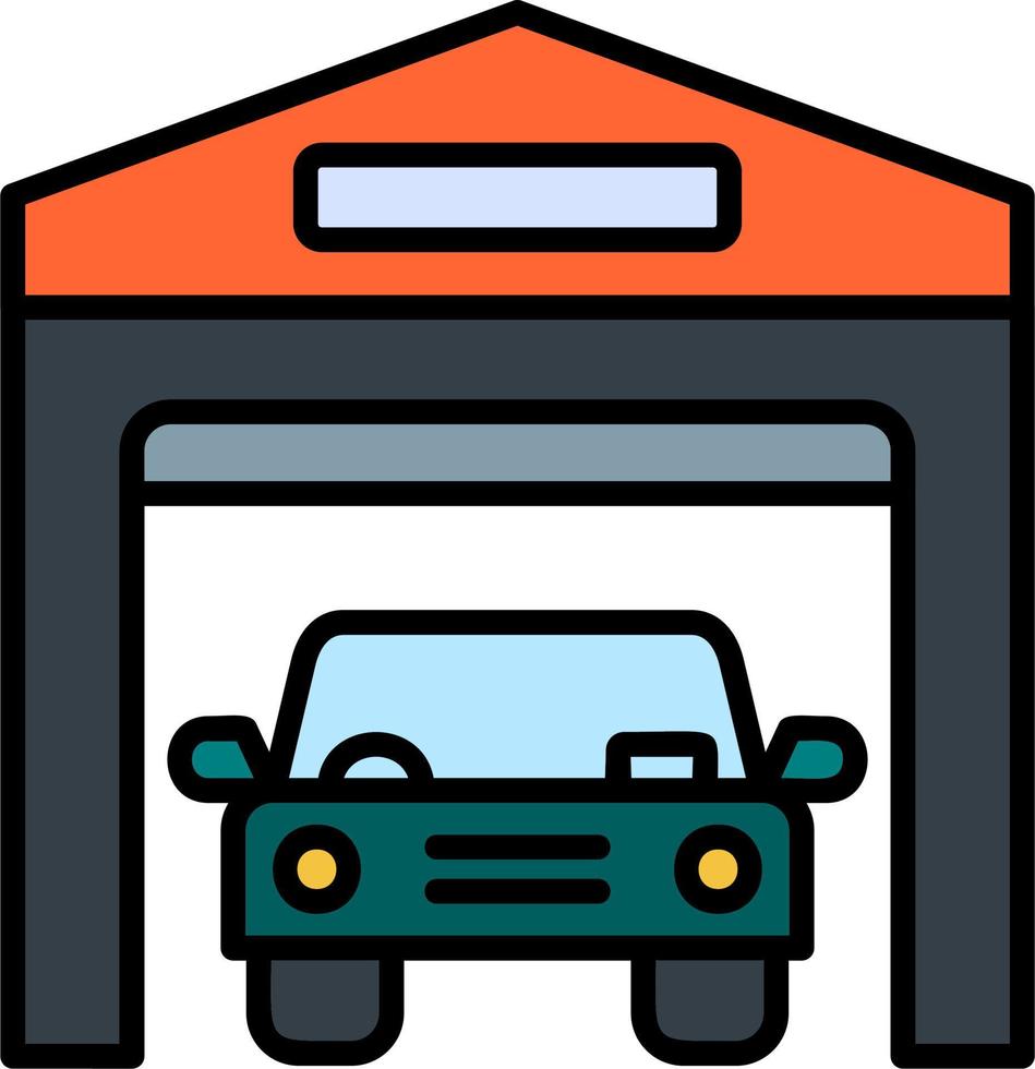 Garage Vector Icon