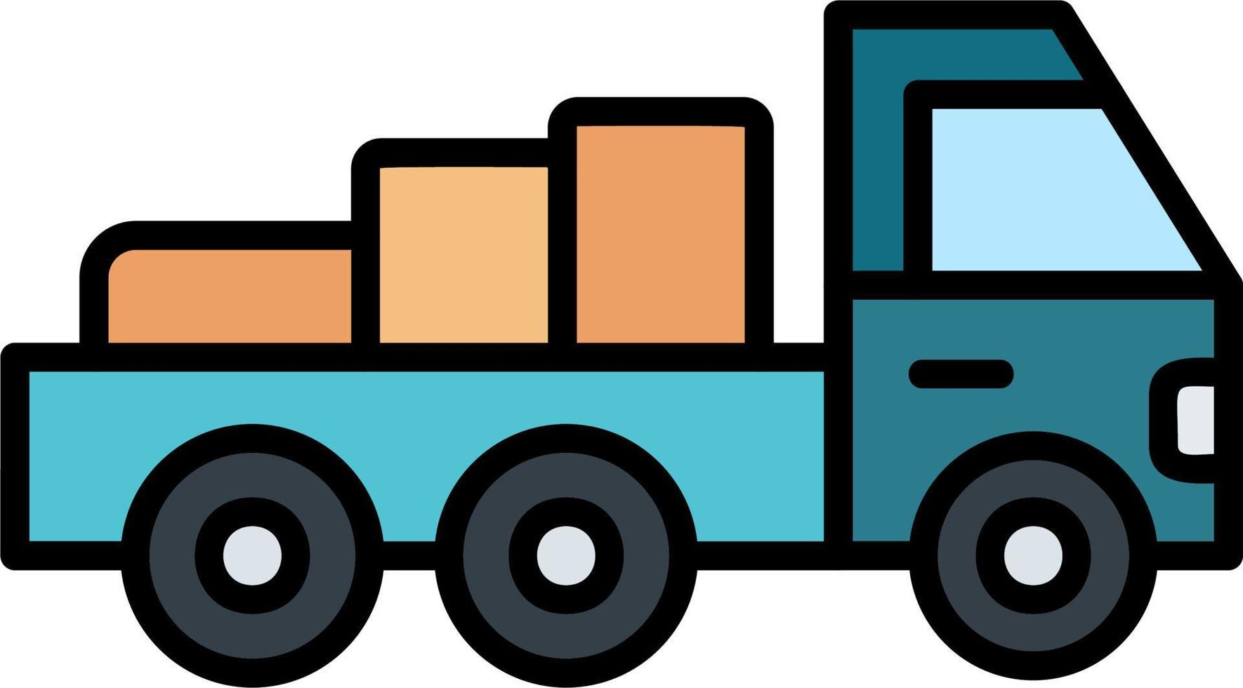 Pickup Truck Vector Icon