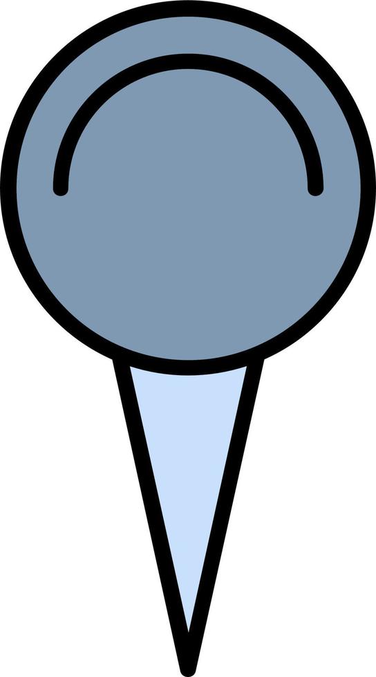 Push Pin Vector Icon