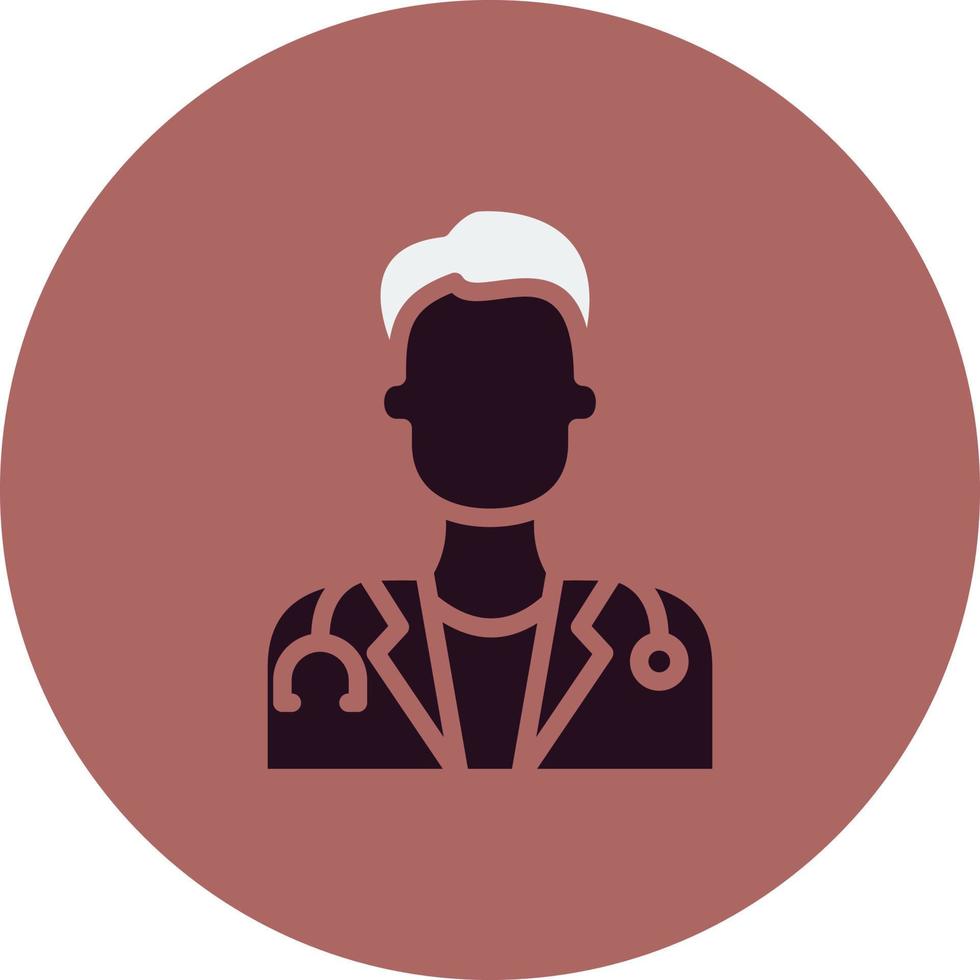 icono de vector de doctor