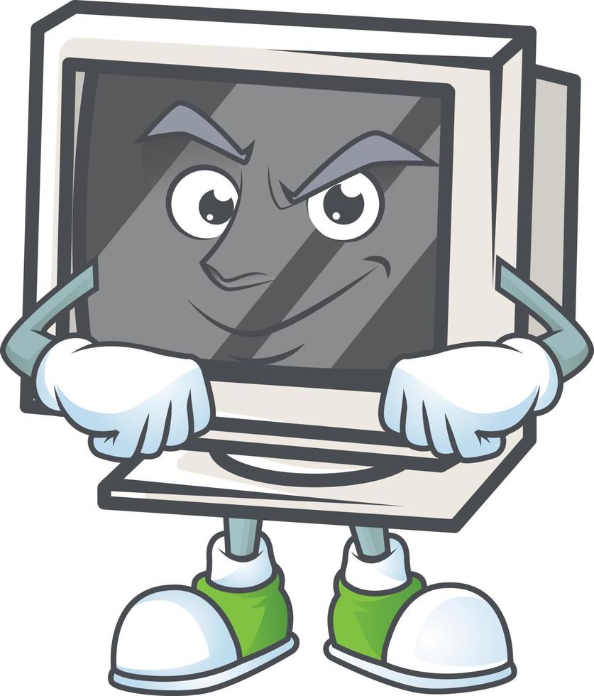 Vintage monitor icon design vector