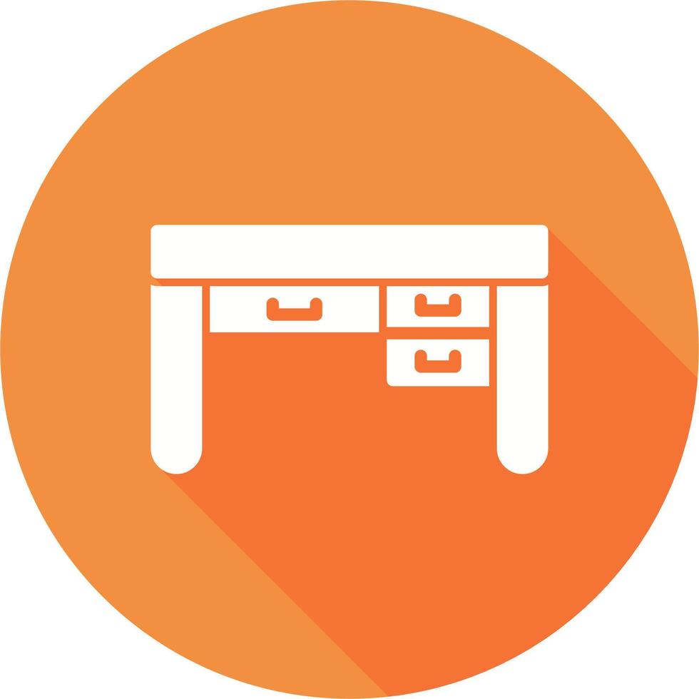 icono de vector de mesa