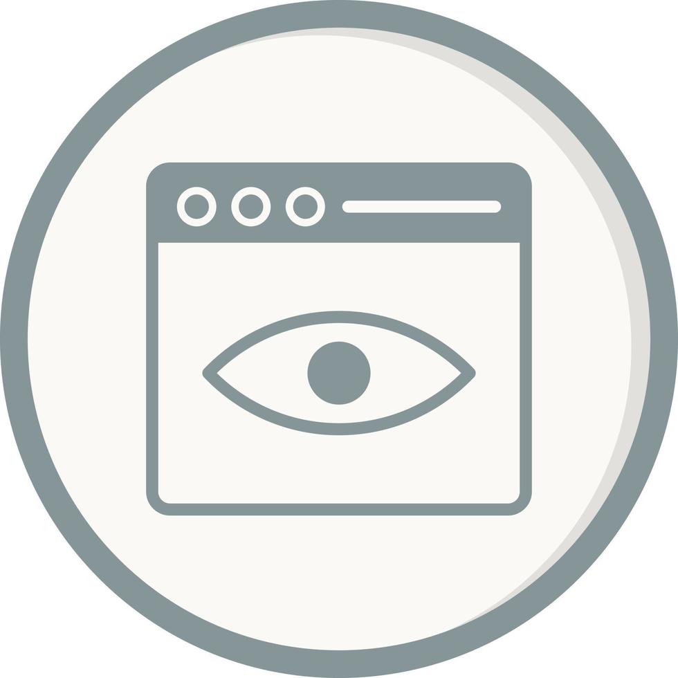 Online Impression Vector Icon