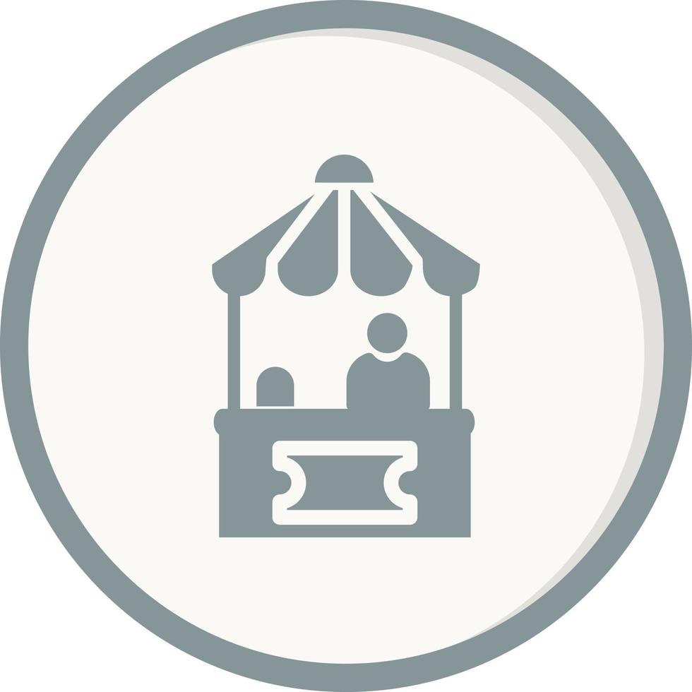Ticket Office Vector Icon